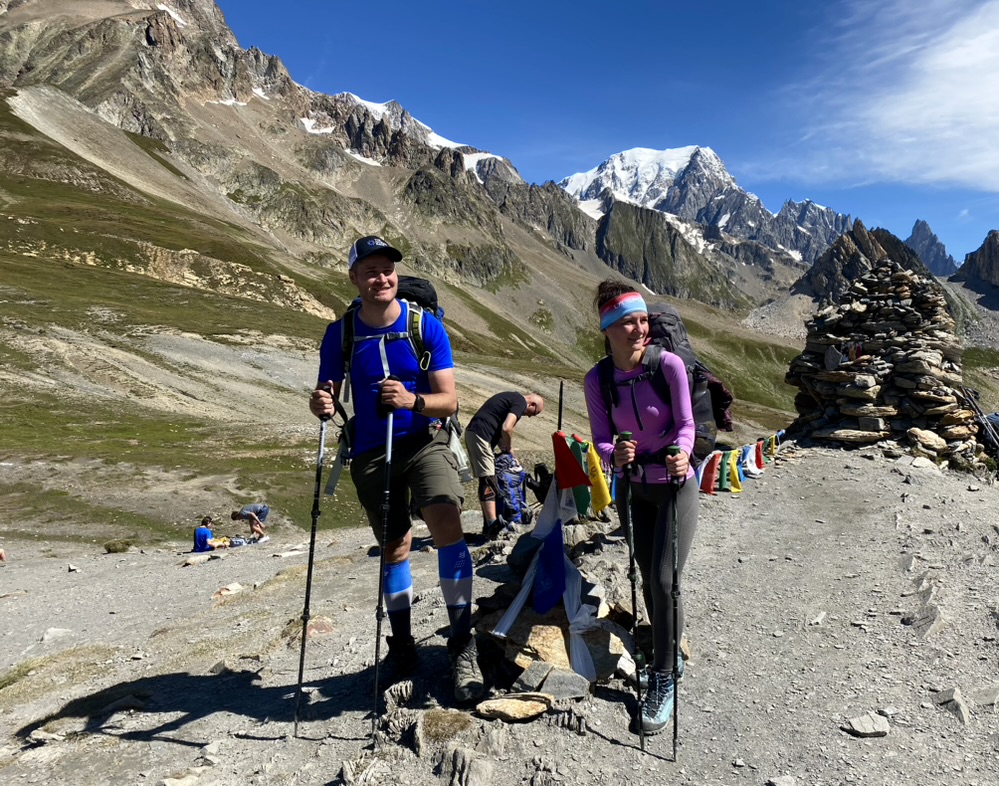 Los Blancos pe Col de la Seigne